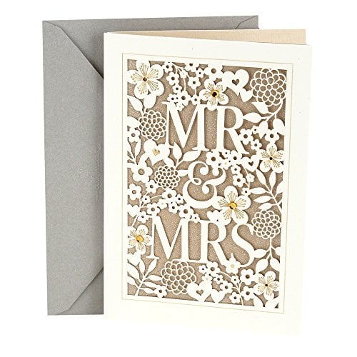 Book Cover Hallmark Wedding Card (Mr. & Mrs.)