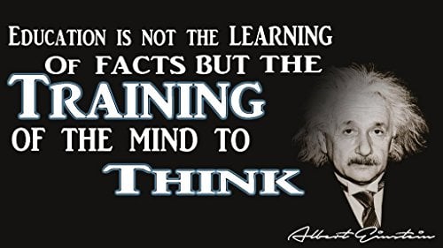 Book Cover Albert Einstein Education Poster | 12-Inches By 18-Inches | Inspirational Motivational Educational Classroom | JSC101