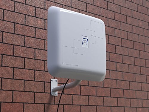 Book Cover Outdoor WiFi Antenna Extender BAS-2301/2307, Dual Band 2.4/5 GHz, 15 dB gain, up to Half-Mile Coverage, for routers with Detachable Antennas only