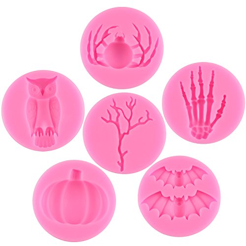 Book Cover Mujiang Silicone Jello Candy Chocolate Fondant Molds Gothic Halloween