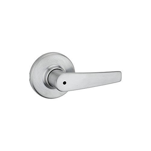 Book Cover Kwikset 93001-891 Delta Privacy Bed/Bath Lever In Satin Chrome