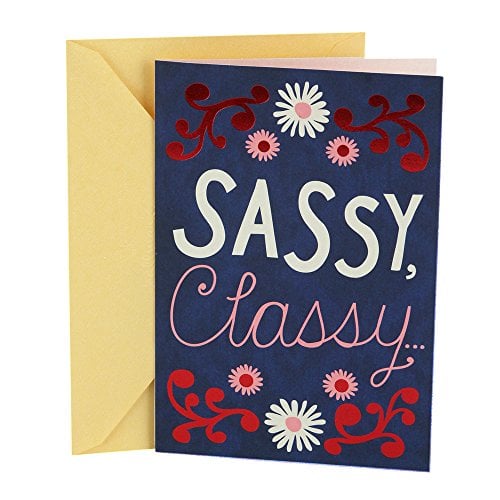Book Cover Hallmark Shoebox Funny Birthday Card (Sassy)