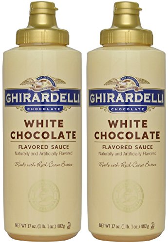 Book Cover Ghirardelli White Chocolate Sauce 17oz Squeeze Bottle (Pack of 2)