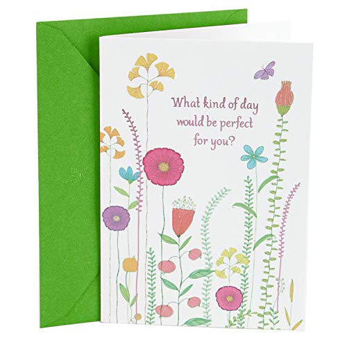 Book Cover Hallmark Birthday Card (Perfect Day for You)