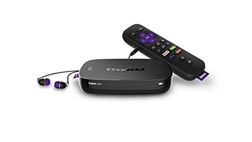 Book Cover Roku Ultra - HD and 4K UHD Streaming Media Player with HDR, Enhanced Remote with Voice Search