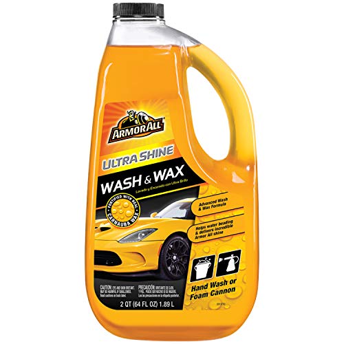 Book Cover Car Wash & Wax Cleaner by Armor All, Ultra Shine Cleaning Concentrate for Cars, Truck, Motorcycle, 64 Fl Oz