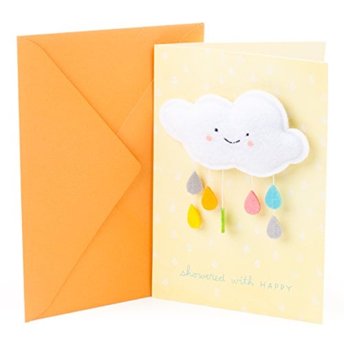 Book Cover Hallmark Signature New Baby Greeting Card, Happy Cloud