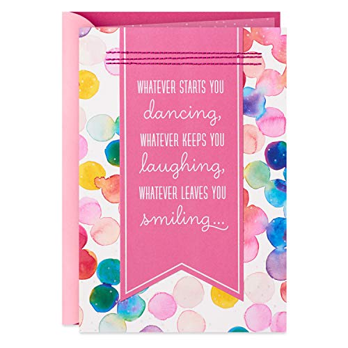 Book Cover Hallmark Birthday Greeting Card for Her (Dancing Laughing Smiling)