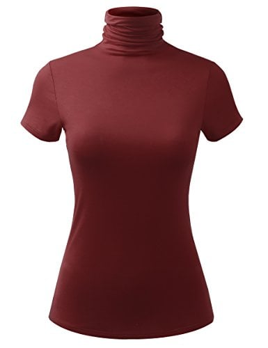 Book Cover All for You Women's Lightweight Jersey Turtleneck Top