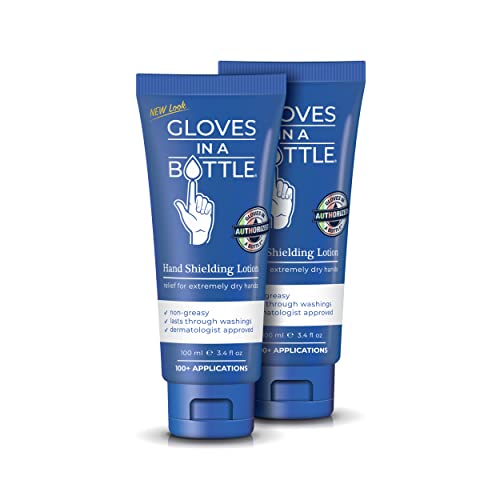 Book Cover Gloves in a Bottle Shielding Lotion, Relief for Eczema and Psoriasis, 3.4 ounces (Pack of 2)