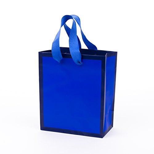 Book Cover Hallmark Small Gift Bag (Navy Blue)