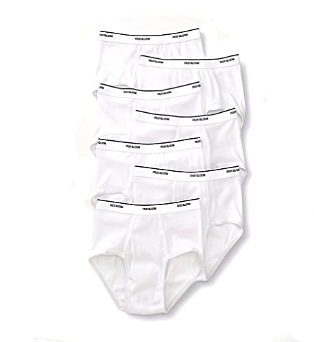 Book Cover Fruit of the Loom Men's Basic White Brief Multipack