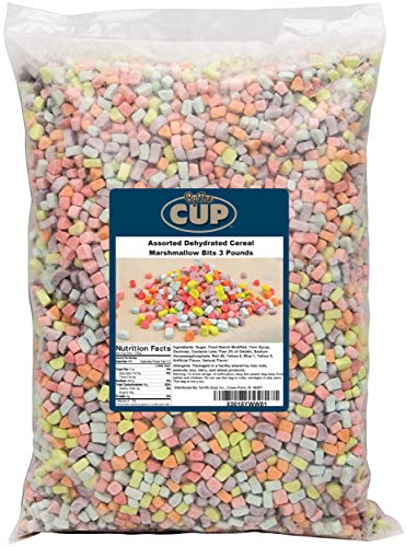 Book Cover By The Cup Assorted Dehydrated Cereal Marshmallow Bits 3 lb bulk bag