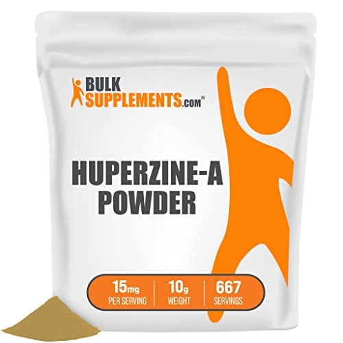 Book Cover BULKSUPPLEMENTS.COM Huperzine A Powder - Pure Huperzine Supplement, Nootropic & for Cognitive Health - 15mg of Huperzia Serrata Powder per Serving, Gluten Free (10 Grams - 0.35 oz)