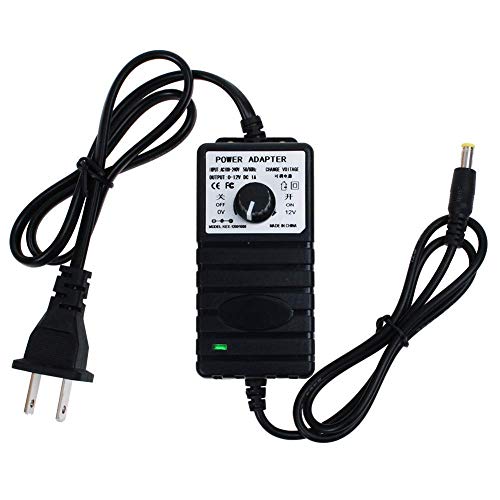 Book Cover AUTOTOOLHOME AC to DC Adapter 3-12V 1A Adjustable Power Supply Adapter Motor Speed Controller