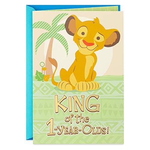 Book Cover Hallmark First Birthday Card for a Boy (Lion King) - 399RZB2219