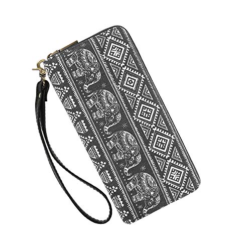 Book Cover Très Chic Mailanda Wallets Clutch Women Bohemian - Zipper Phone Wristlet Wallet Purse With Handle