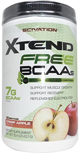 Book Cover Scivation Xtend FREE BCAA Powder, Strawberry Kiwi, 30 Servings, No Artificial Colors, Flavors, or Sweeteners