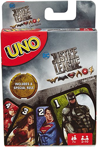 Book Cover Mattel Games Uno Licensed Justice League Card Game