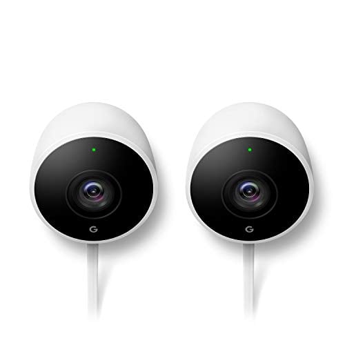 Book Cover Google Nest Cam Outdoor 2-Pack - Weatherproof Outdoor Camera for Home Security - Surveillance Camera with Night Vision - Control with Your Phone