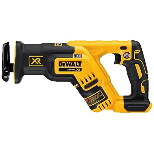 Book Cover DEWALT 20V MAX XR Reciprocating Saw, Compact, Tool Only (DCS367B)