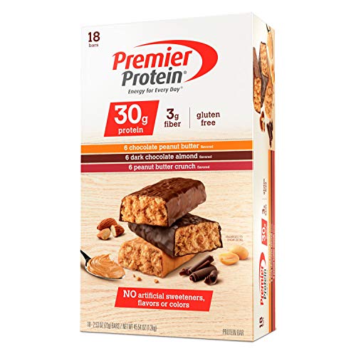 Book Cover Premier Protein Bar Variety Pack (2.53 oz- 18 ct) by Premier Protein