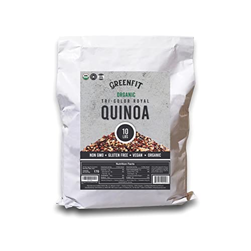 Book Cover OA QUINOA Now Greenfit | Royal Organic Tri Color Quinoa (10 Lb)