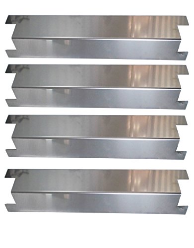 Book Cover Grill Valueparts REV7361ES (4-Pack) Stainless Steel Heat Plate For Charbroil Models 463241113, 463449914, Master Cook SRGG61401 (Dims: 15 1/4