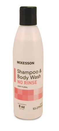 Book Cover McKesson Brand McKesson No-Rinse Shampoo and Body Wash - 53-27913-8EA - 1 Each / Each