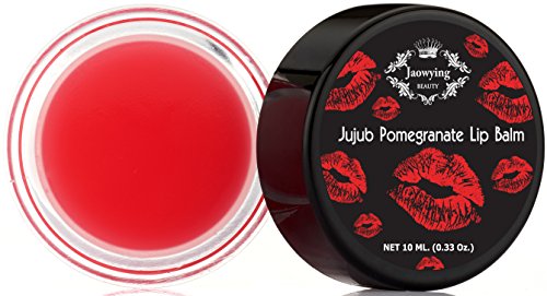 Book Cover Pomegranate Lightening Lip treatment for Dark Lips - Rich shea butter, Softens, Hydrates and Nourishes - Net 0.33 Oz (10 g.)