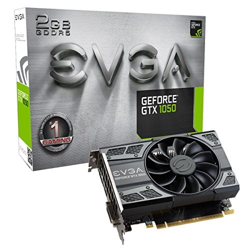 Book Cover EVGA GeForce GTX 1050 Gaming, 2GB GDDR5, DX12 OSD Support (PXOC) Graphics Card 02G-P4-6150-KR