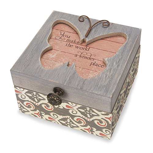 Book Cover Pavilion Gift Company 41102 Simple Spirits - Patterned Butterfly Someone Special Jewelry Box