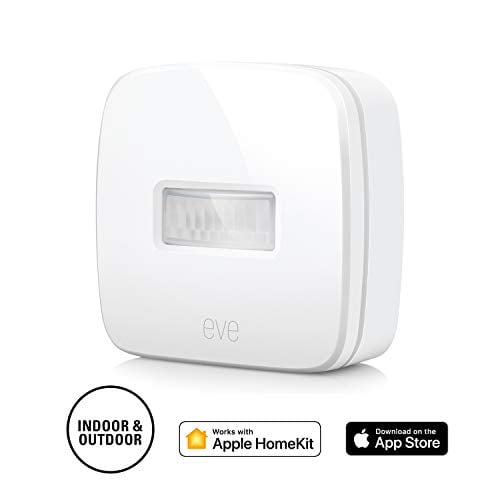 Book Cover Eve Motion - Smart Wireless Motion Sensor with IPX 3 Water Resistance, get Notifications, Automatically Trigger Accessories and Scenes, no Bridge Necessary, Bluetooth (Apple HomeKit)