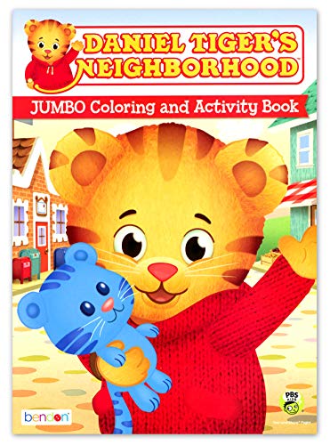 Book Cover Daniel Tiger's Neighborhood Jumbo Coloring & Activity Book by PBS Kids Fred Rogers