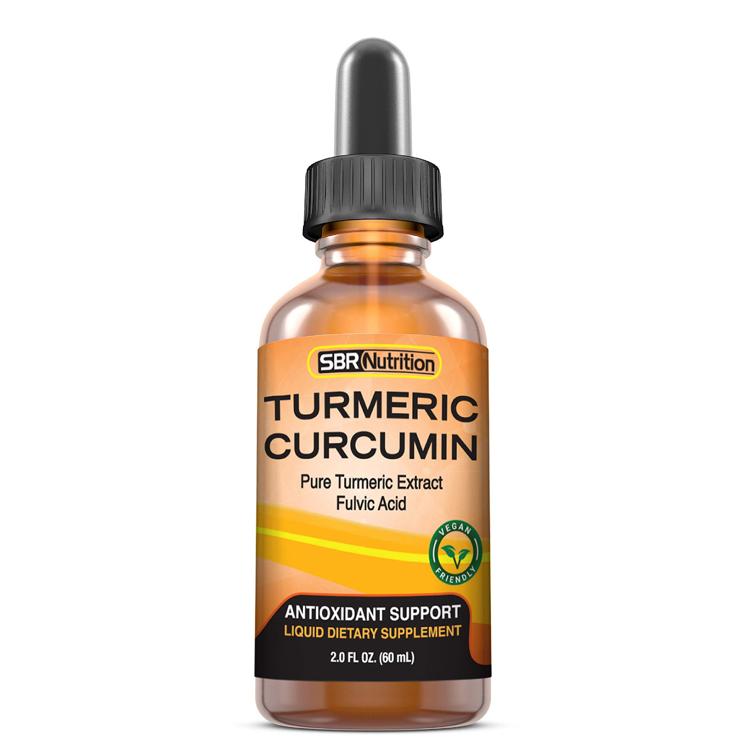 Book Cover Max Absorption Liquid Turmeric Curcumin Drops | for Joint, Back, Ache, Digestion Support | Liposomal Organic Turmeric Root Extract with Fulvic Acid | Vegan, Non-GMO, Made in USA