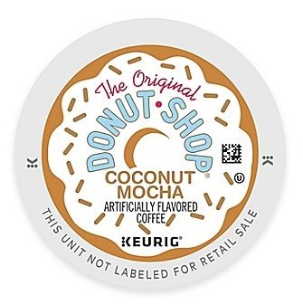 Book Cover Donut Shop Coconut Mocha K-Cup Coffee (12 K-Cups)