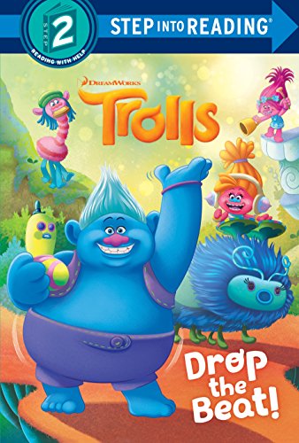 Book Cover Drop the Beat! (DreamWorks Trolls) (Step into Reading)