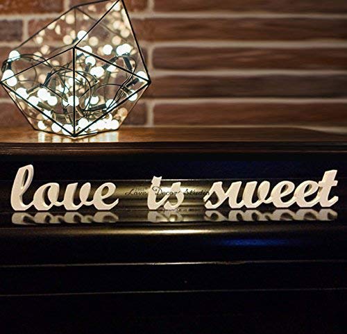 Book Cover Love Decor Studio _ 1968 Wedding Decoration Love is Sweet Letters for Sweetheart Table Wedding Sign