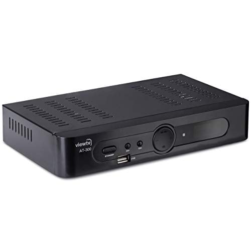 Book Cover ViewTV ATSC Digital Converter Box for TV, HDMI Cable Recording PVR Function Output USB LED Timer Display AT-300