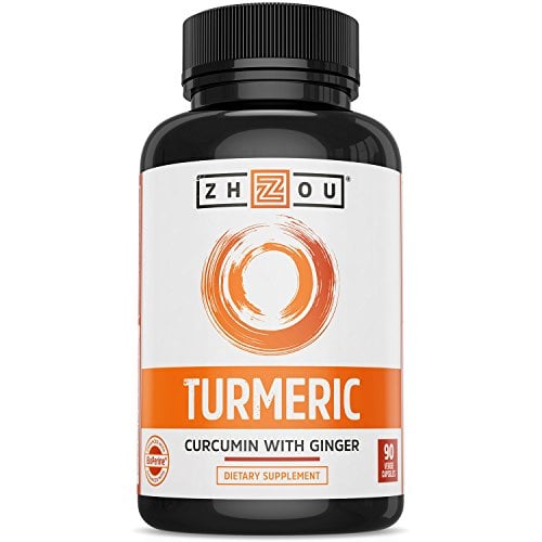 Book Cover Turmeric Curcumin and Ginger with Bioperine 1800 mg - Includes 95% Curcuminoids - Extra Strength Antioxidant for Maximum Joint Comfort and Mobility - Non-GMO & Gluten Free - 90 Veggie Capsules