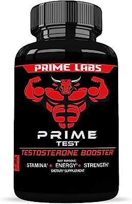 Book Cover Prime Labs - Men's Test Booster - Natural Stamina, Endurance and Strength Booster - 60 Caplets