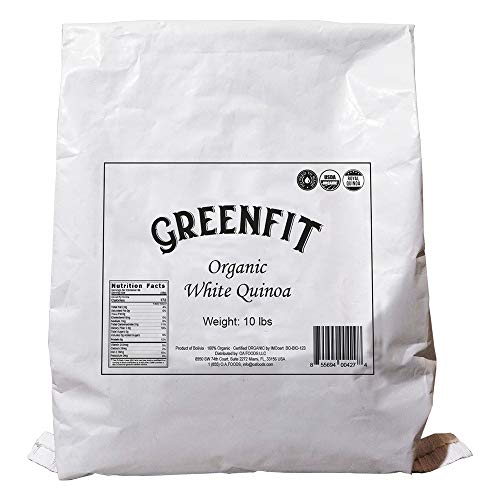 Book Cover OA QUINOA Now Greenfit | Royal Organic White Quinoa (10 Lb)