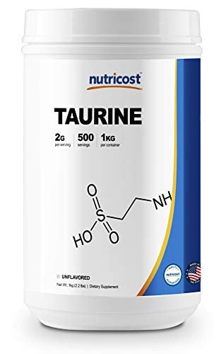 Book Cover Nutricost Taurine Powder (1KG) - 500 Servings