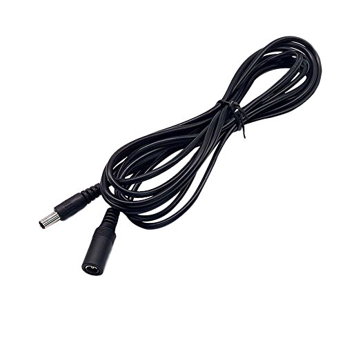 Book Cover SMONET 2.1mm DC Power Male to Female Plug 10FT(3 Meters) Extension Cable Adapter for Home Security Camera Surveillance System