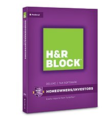 Book Cover H&R Block Tax Software Deluxe 2016 PC/Mac Disc
