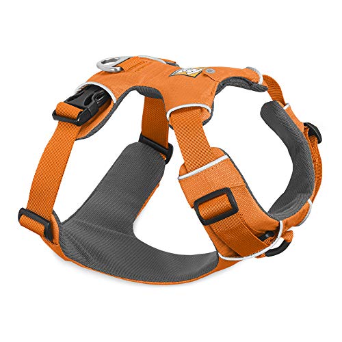 Book Cover RUFFWEAR - Front Range Dog Harness, Reflective and Padded Harness for Training and Everyday, Orange Poppy (2017), Medium