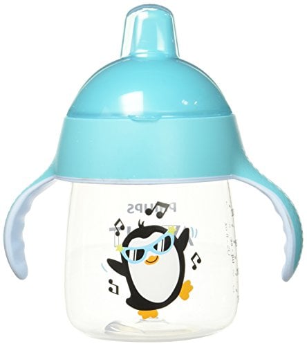 Book Cover Philips AVENT My Little Sippy Cup, Teal, 9 Ounce
