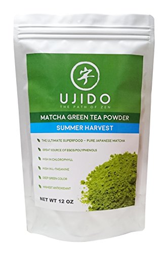 Book Cover Ujido Japanese Matcha Green Tea, Summer Harvest, 12 Ounce