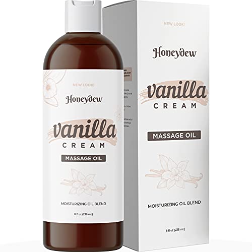 Book Cover Edible Vanilla Erotic Massage Therapy Oils with Powerful Aphrodisiac & Skin Care Benefits - Natural Carrier Oils for Sensual Massage with Jojoba Sweet Almond & Coconut Oil - Therapeutic Muscle Relief
