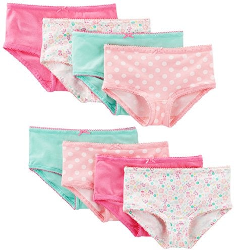 Book Cover Simple Joys by Carter's Baby Girl's 8-Pack Underwear